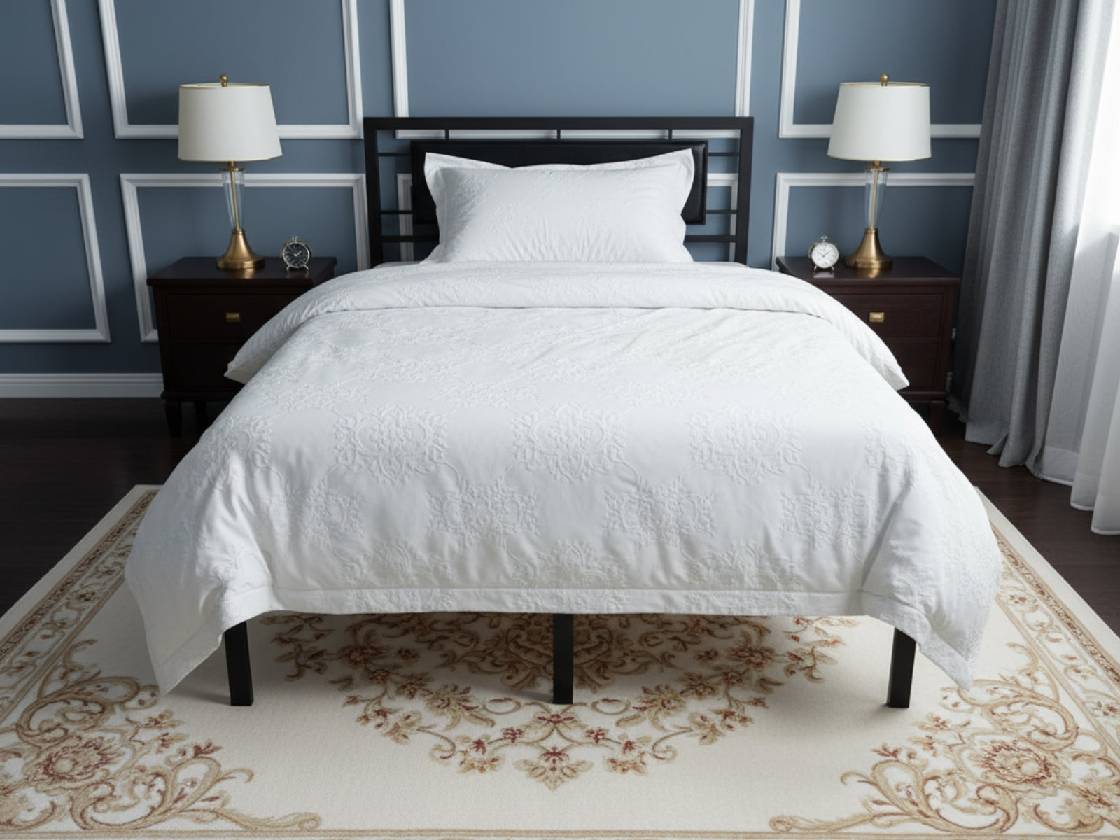 Dakota Metal Bed Frame & MEM 23 cm Mattress - King Single