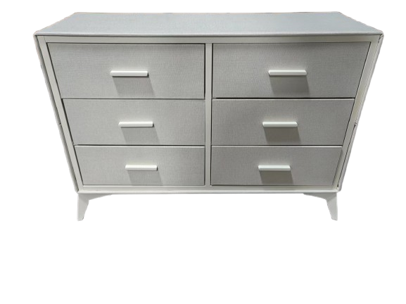 Delani 6-Drawer Lowboy - Cream