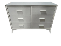 Delani 6-Drawer Lowboy - Cream