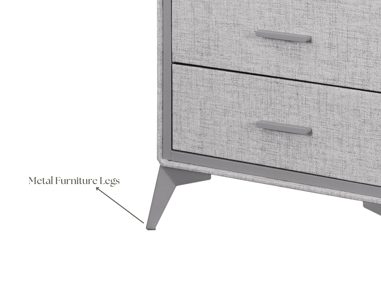 Delani 4-Drawer Tallboy - Grey