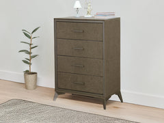 Delani 4-Drawer Tallboy - Brown