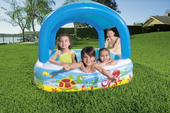 Bestway Beach Buddy Shaded Play Pool 1.40m x 1.40m