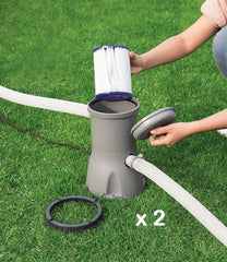 Bestway Pool Filter Cartridge II x 2 530 & 800 gallon per hour