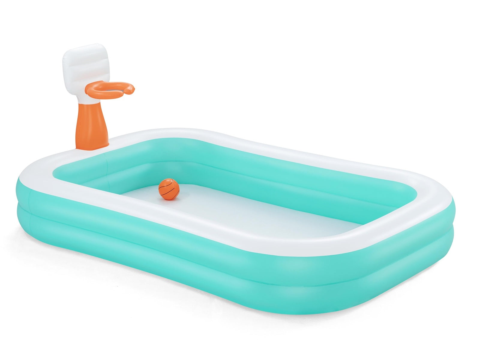 Bestway Dunk n'Splash Family Pool + ZURU Shark Slide with 3-Pack Bunch Balloons