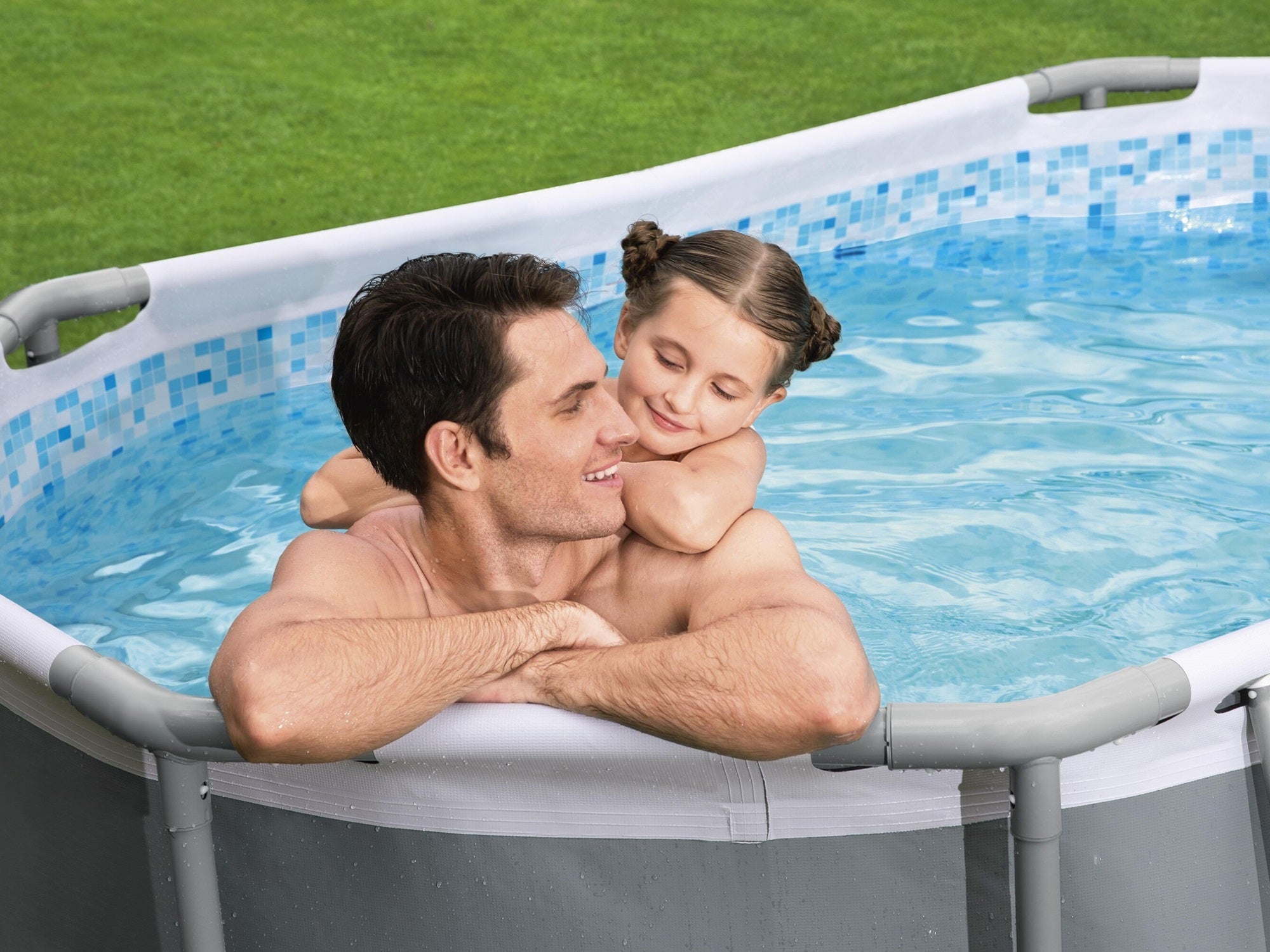 BESTWAY 10FT POWER STEEL SWIMMING POOL 3.05x2m
