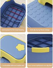 DS BS  2-in-1 Practical Non-Slip Step Stool for Kids-Blue