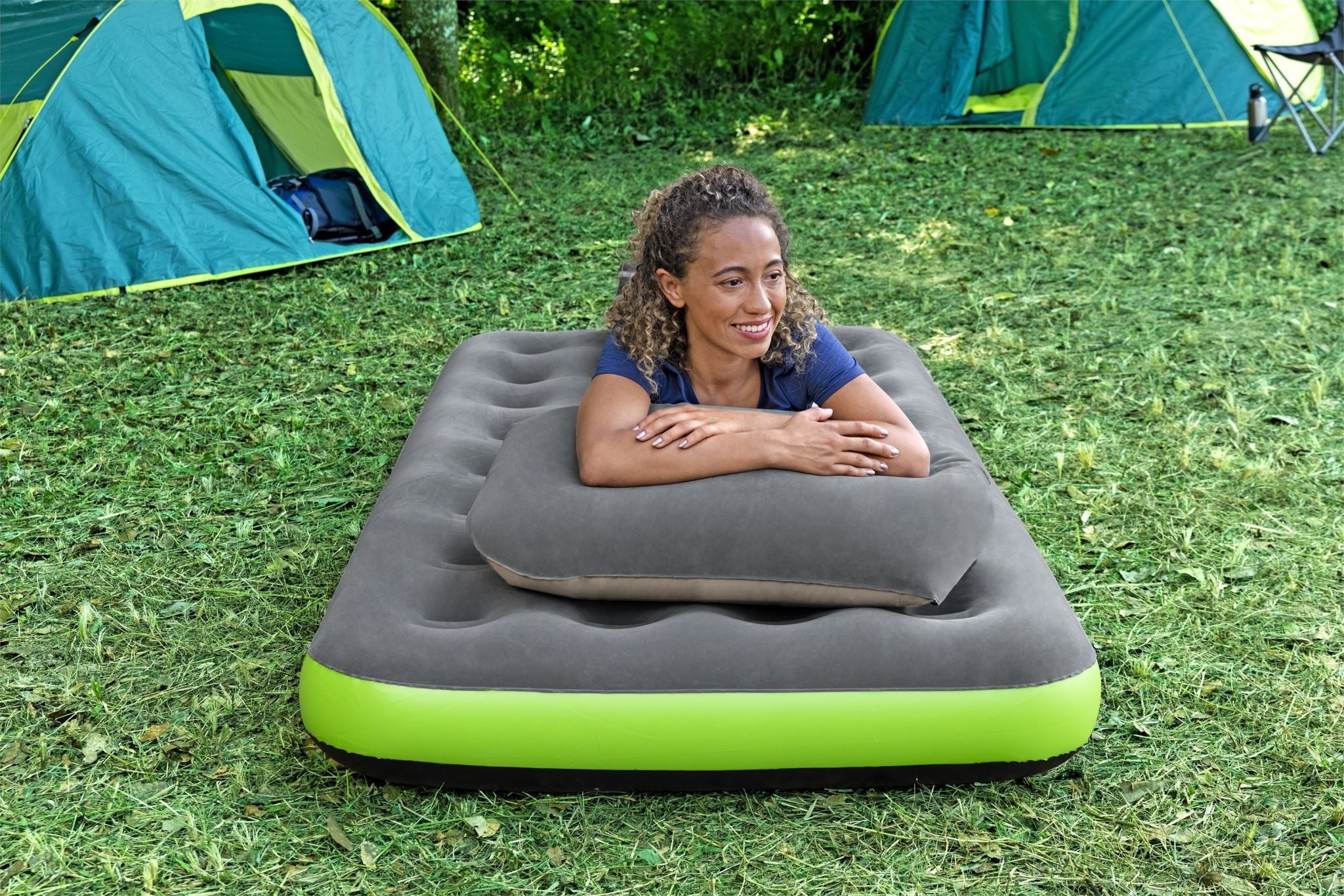 Bestway Roll & Relax Air Mattress 22 cm - Twin