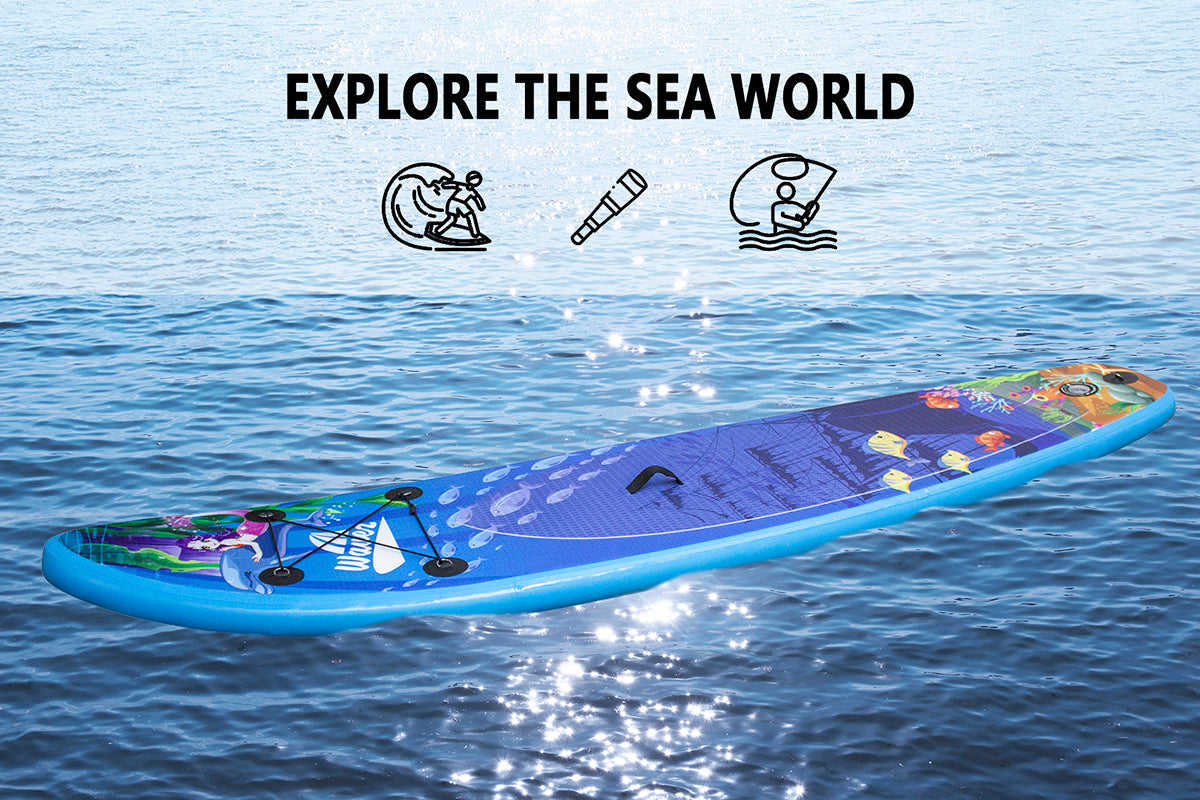 10 ft Single Layer Inflatable SUP - Sea Cartoon