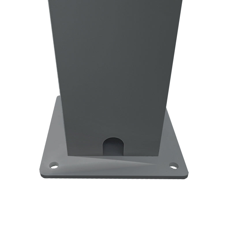 Aluminum Louvre Roof Pergola Grey - 3m x 3m