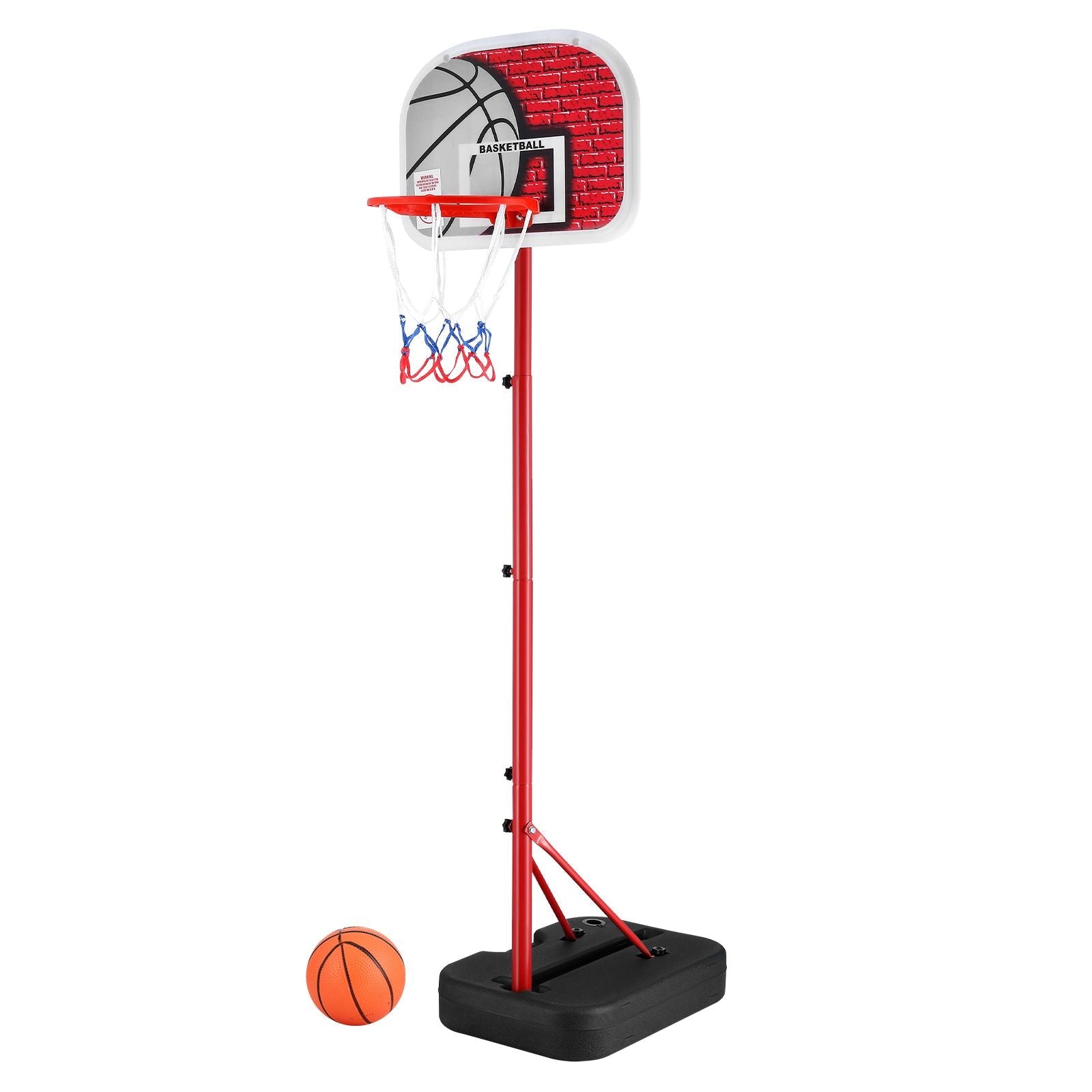 DS BD Basketball Hoop Stand System 1.15-1.6m Backboard Net Ring Rim Pro Goal
