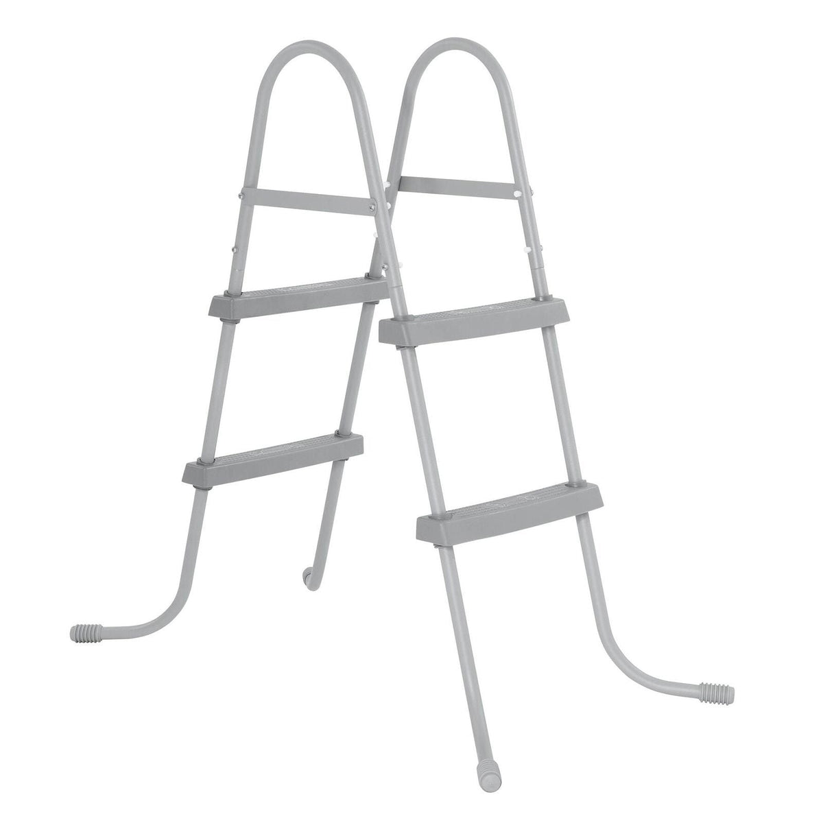 DS BD Bestway Above Ground Pool Ladder 2 Step Steel Frame Removable Stairs 84cm