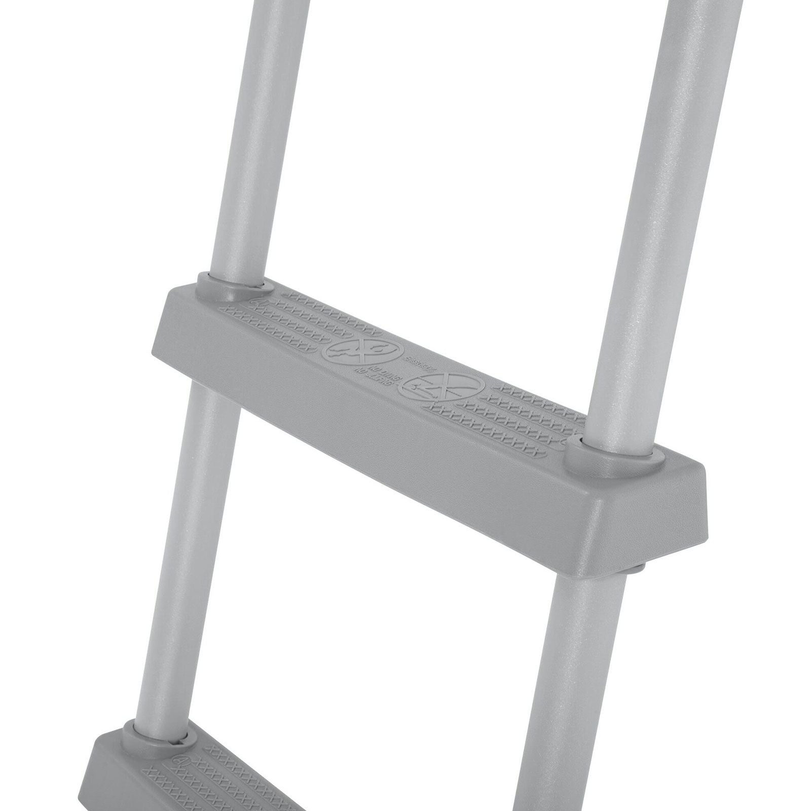 DS BD Bestway Pool Ladder Above Ground Swimming Steps Stairs Steel Frame Deluxe