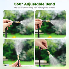 DS BD Drip Irrigation System 25m AutomaticGarden Watering Misting Kit 360 Degree