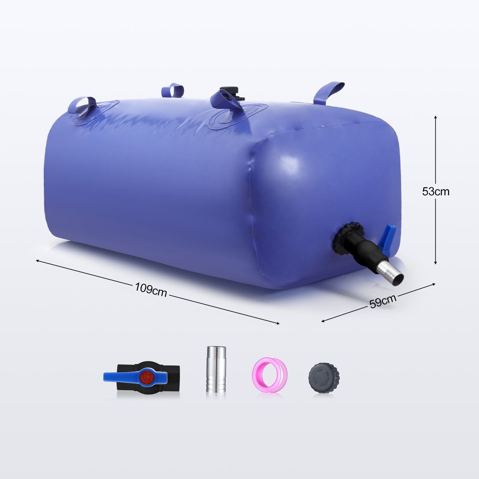 DS BD 240L Large Water Storage Bladder Tank Container SoftBag Foldable Emergency