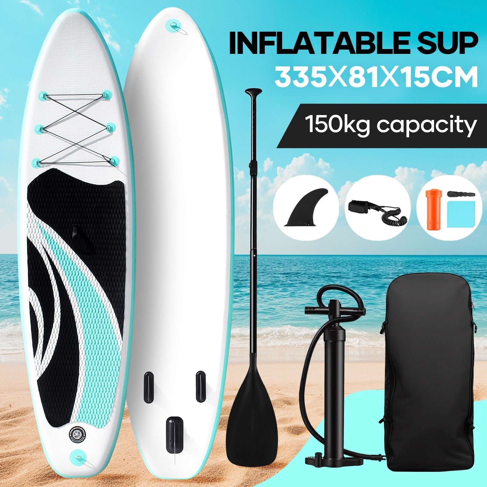DS BD Stand Up Paddle Board Inflatable SUP Surfboard Paddleboarding KayakSurfing
