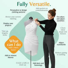 DS BD Female Mannequin Dressmaker Sewing Dummy Model Manikin Dress Form Pinnable