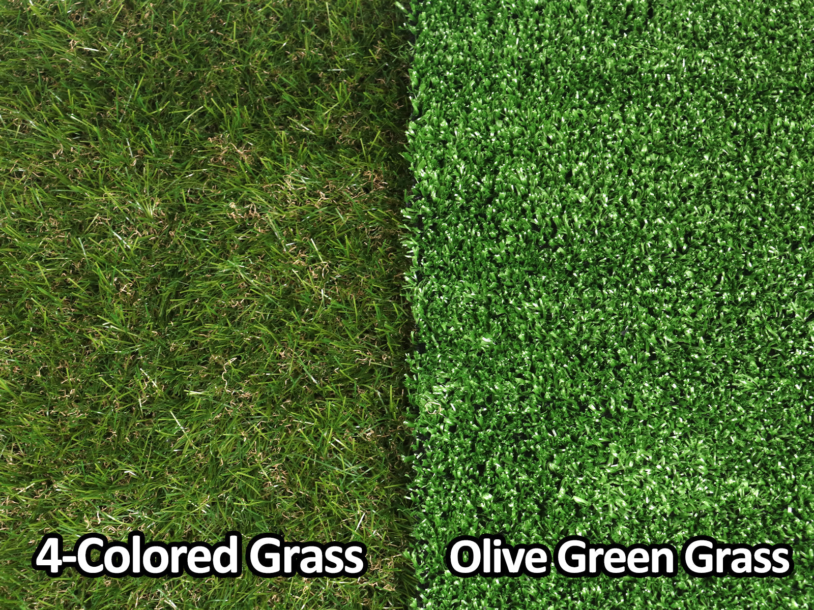 4-Colored 30 mm Artificial Grass - 1x10 m Roll