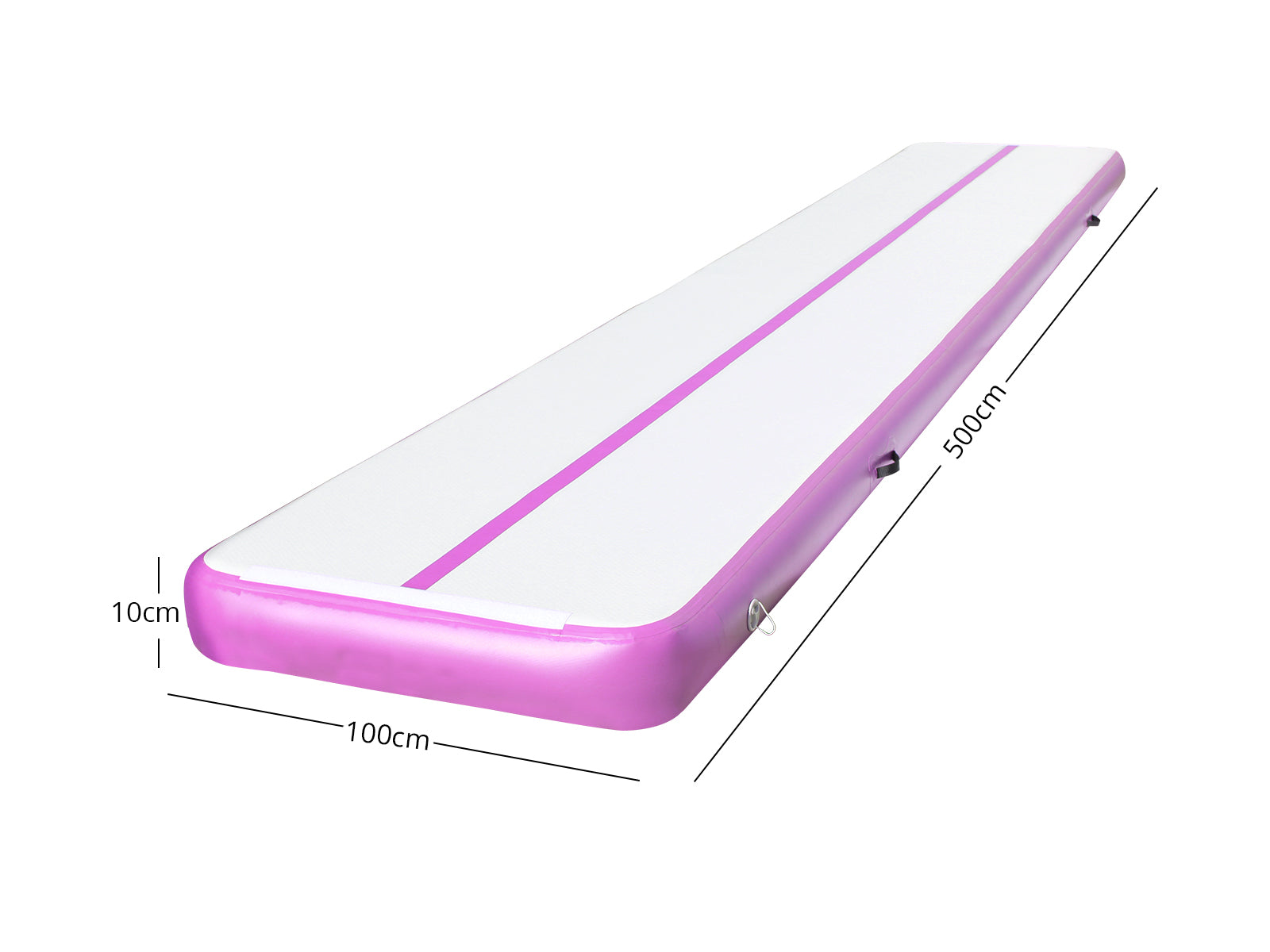 Air Track Pink & Grey – 500cm x 100cm x 10cm