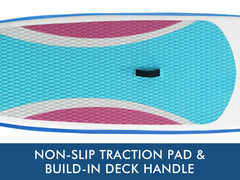 10 ft Double Layer Inflatable SUP - Blue & Pink
