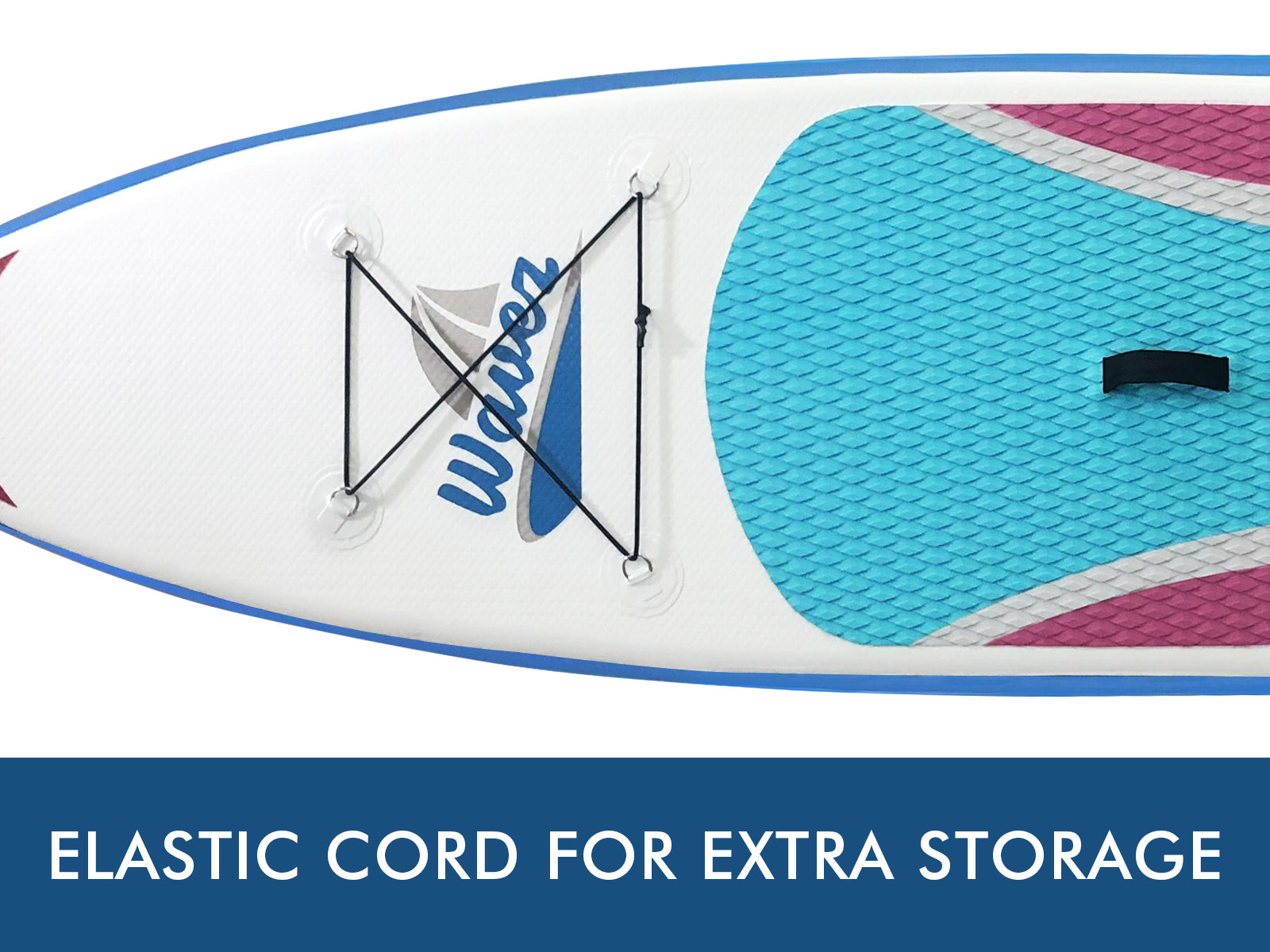 10 ft Double Layer Inflatable SUP - Blue & Pink