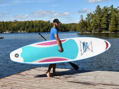 10 ft Double Layer Inflatable SUP - Blue & Pink