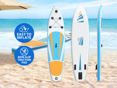 10 ft Double Layer Inflatable SUP - Blue & Yellow
