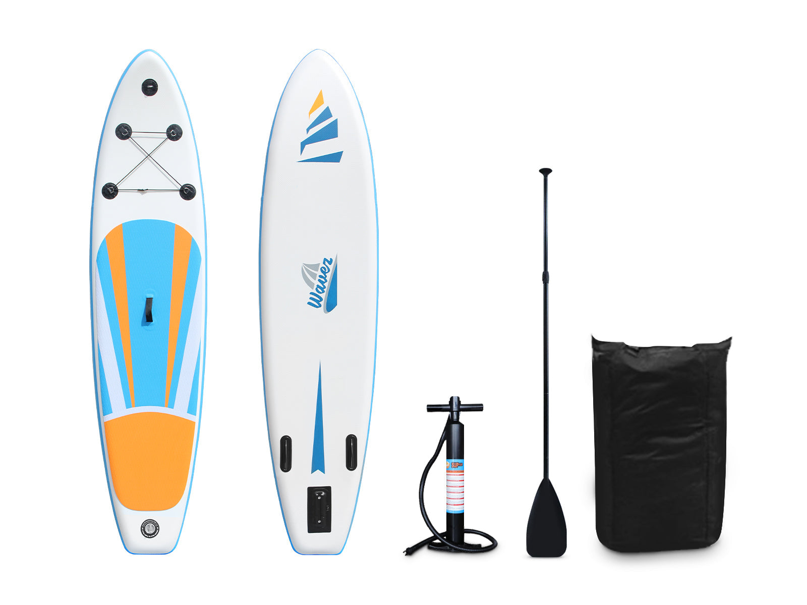 10 ft Double Layer Inflatable SUP - Blue & Yellow