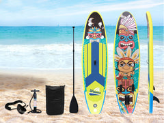 10 ft Single Layer Inflatable SUP - Wild Man Cartoon