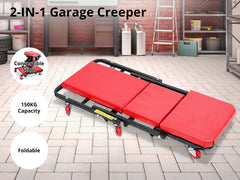 2-in-1 Folding Garage Creeper - 40 inch