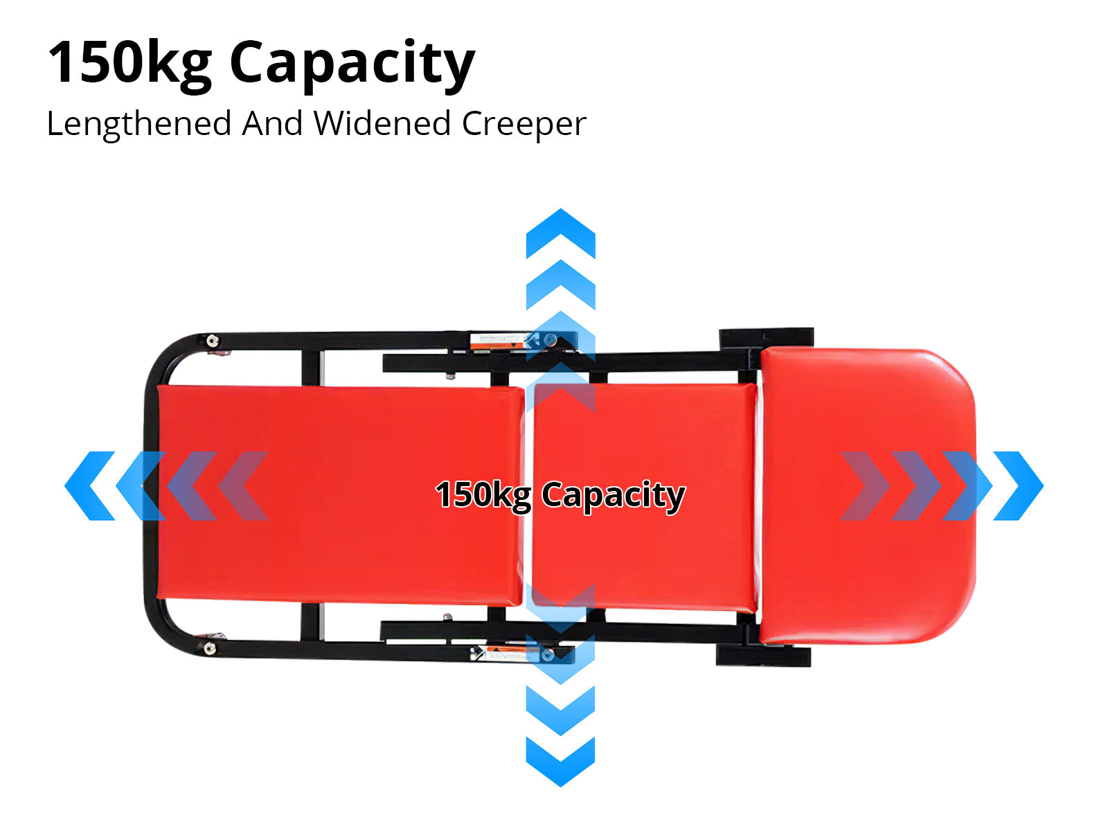 2-in-1 Folding Garage Creeper - 40 inch