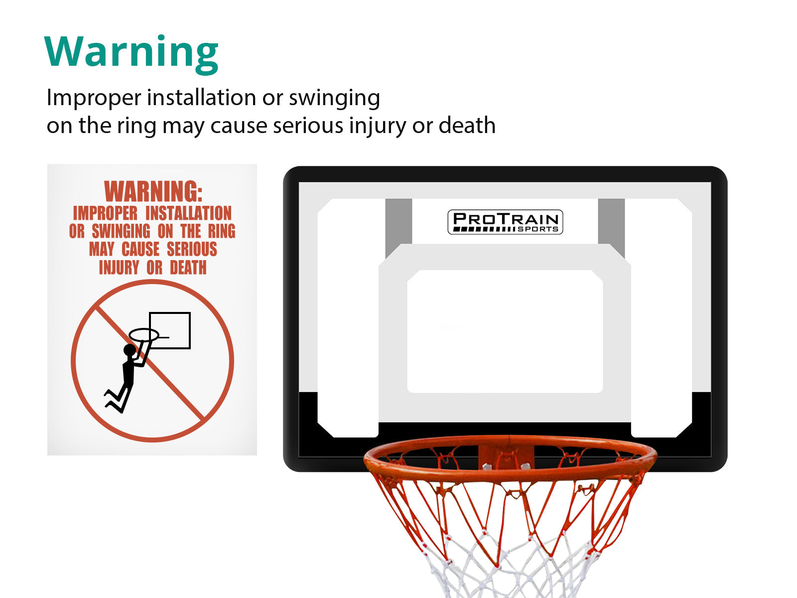Adjustable Portable Basketball Stand Hoop - 2.1 m