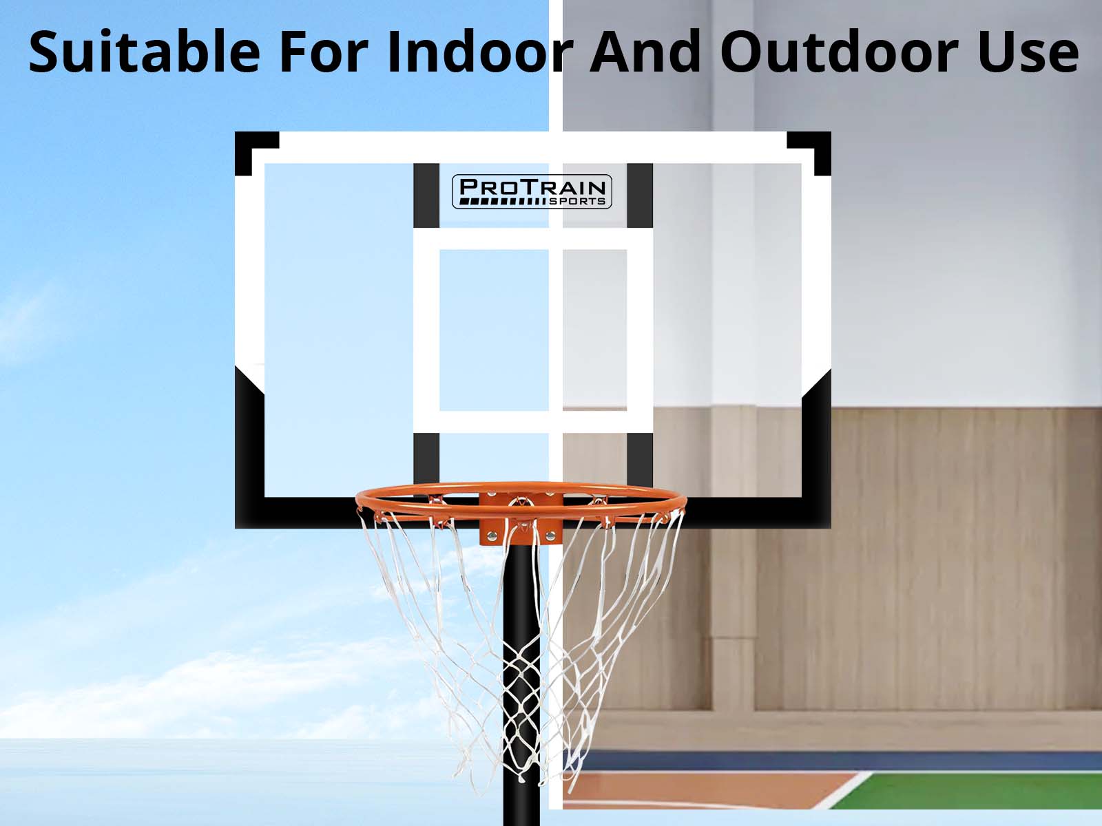 Adjustable Portable Basketball Stand Hoop ZW003X4