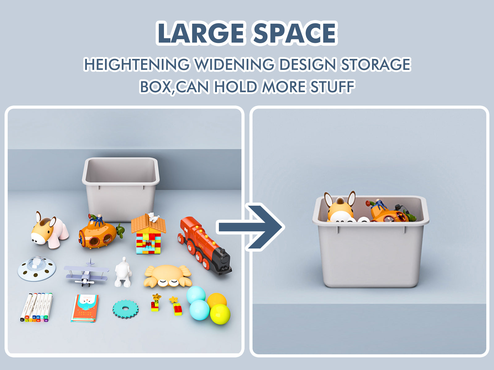 Car Shape Kids Toy Storage Shelf 2x2 - White