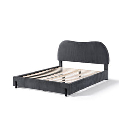 Arna Bed Frame Grey & MEM23 Mattress - Double