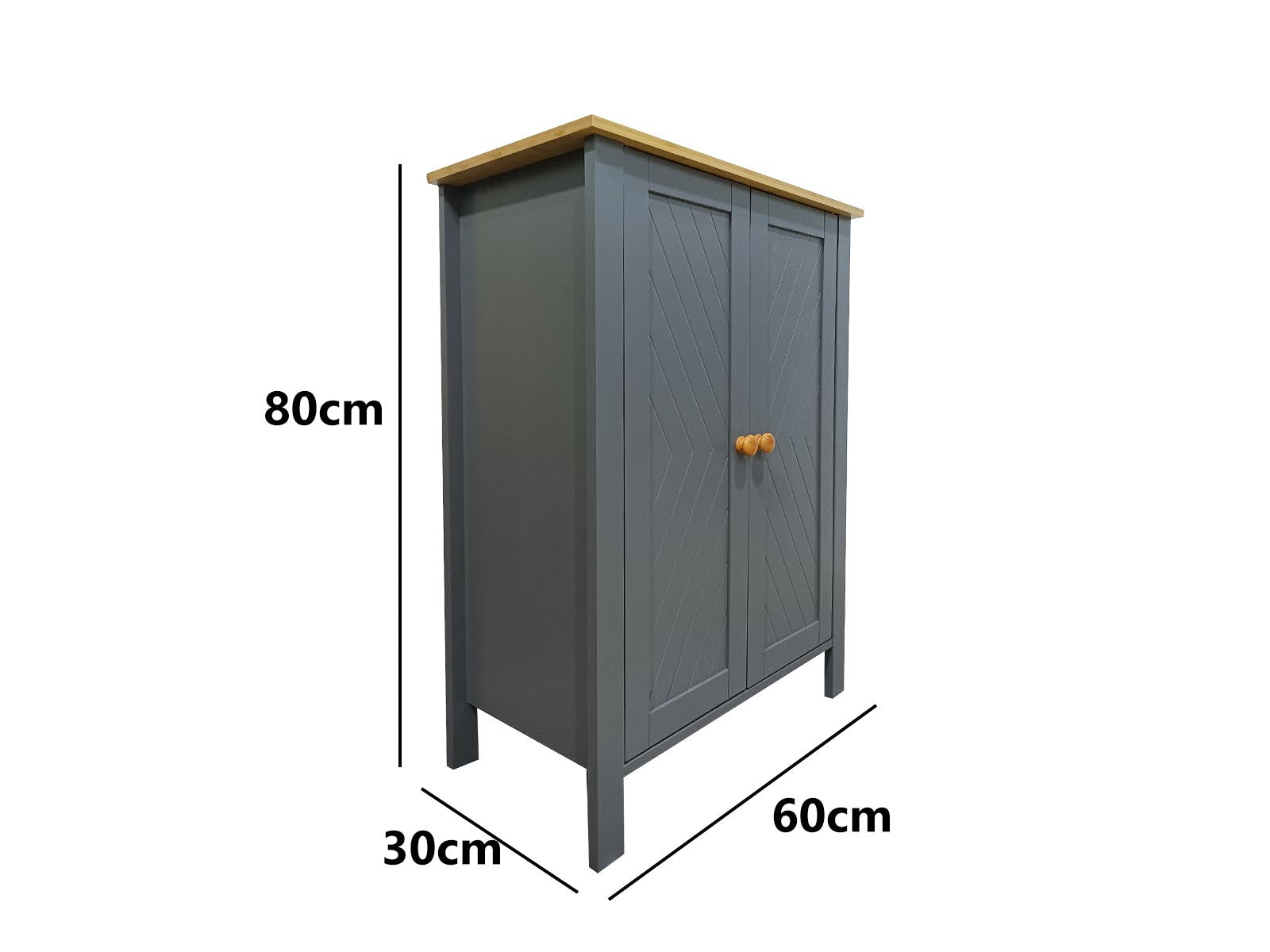 Bathroom/Kitchen Storage Cabinet - Grey