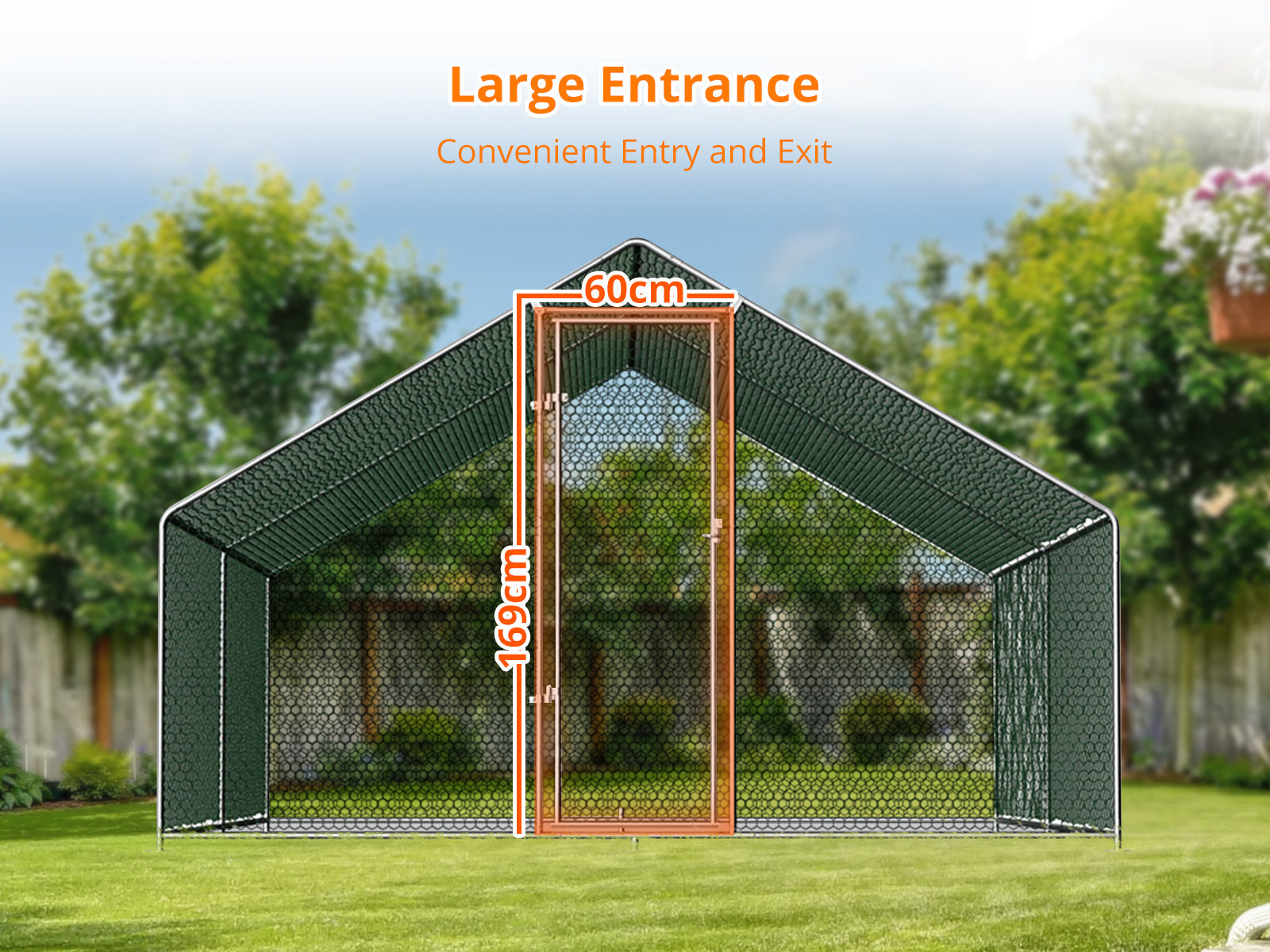 Chicken coop 25mm 3x4x2m