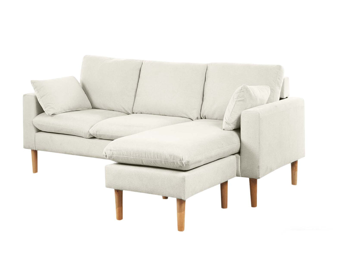 Darius Corner Sofa Linen - Cream