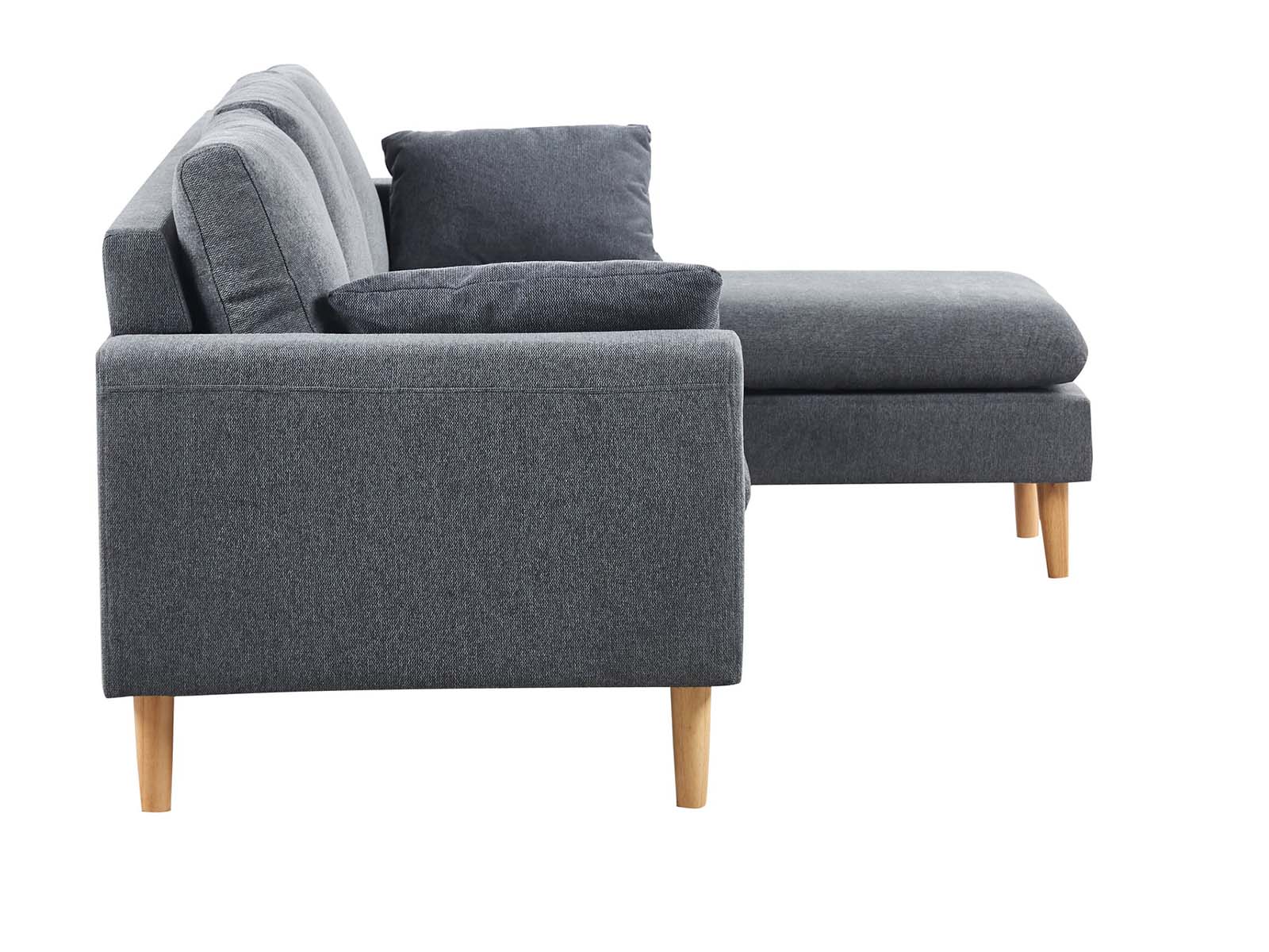Darius Corner Sofa Linen - Grey