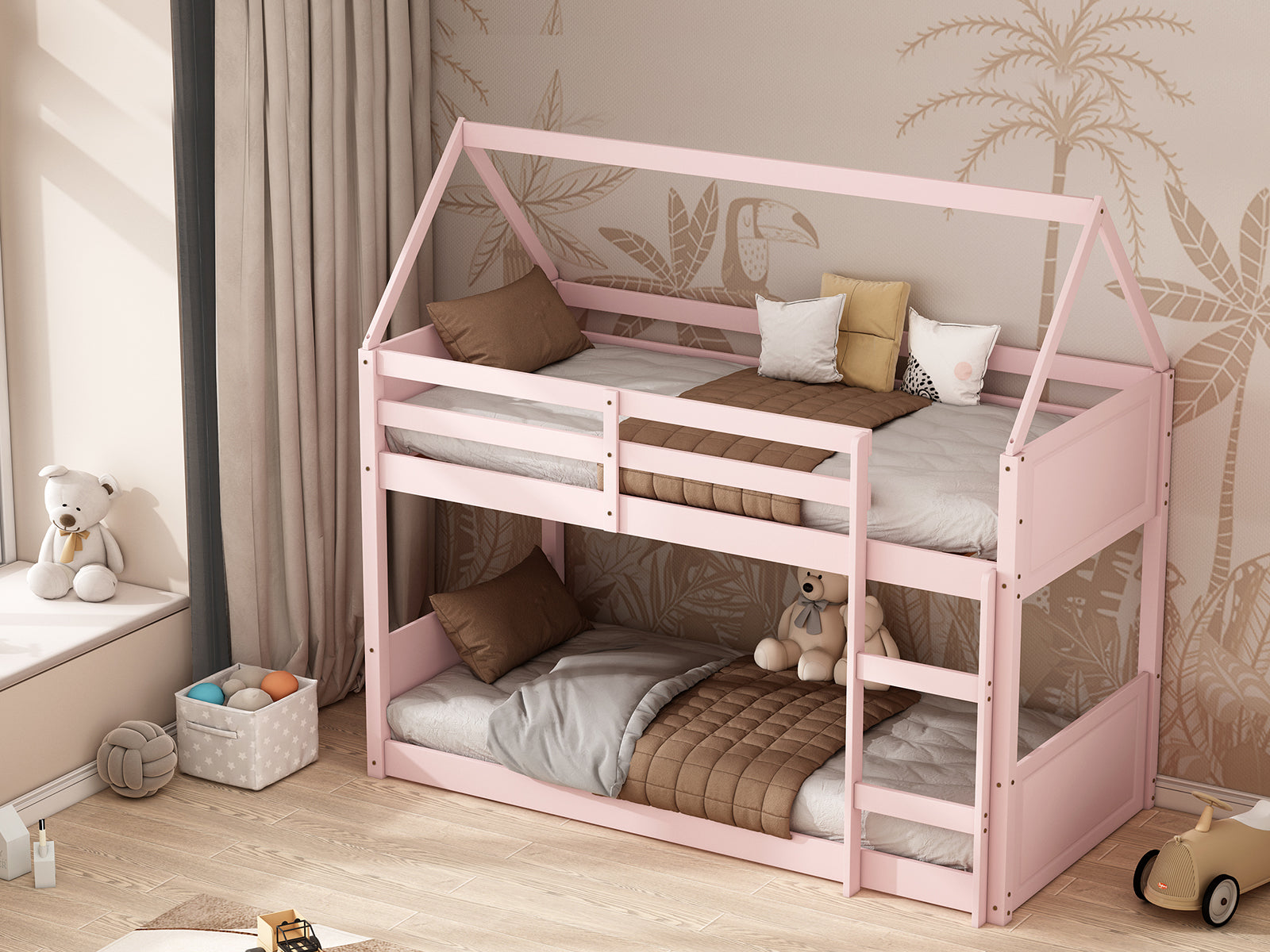 Dolly Bunk Bed & Bon10 Mattress Single x2