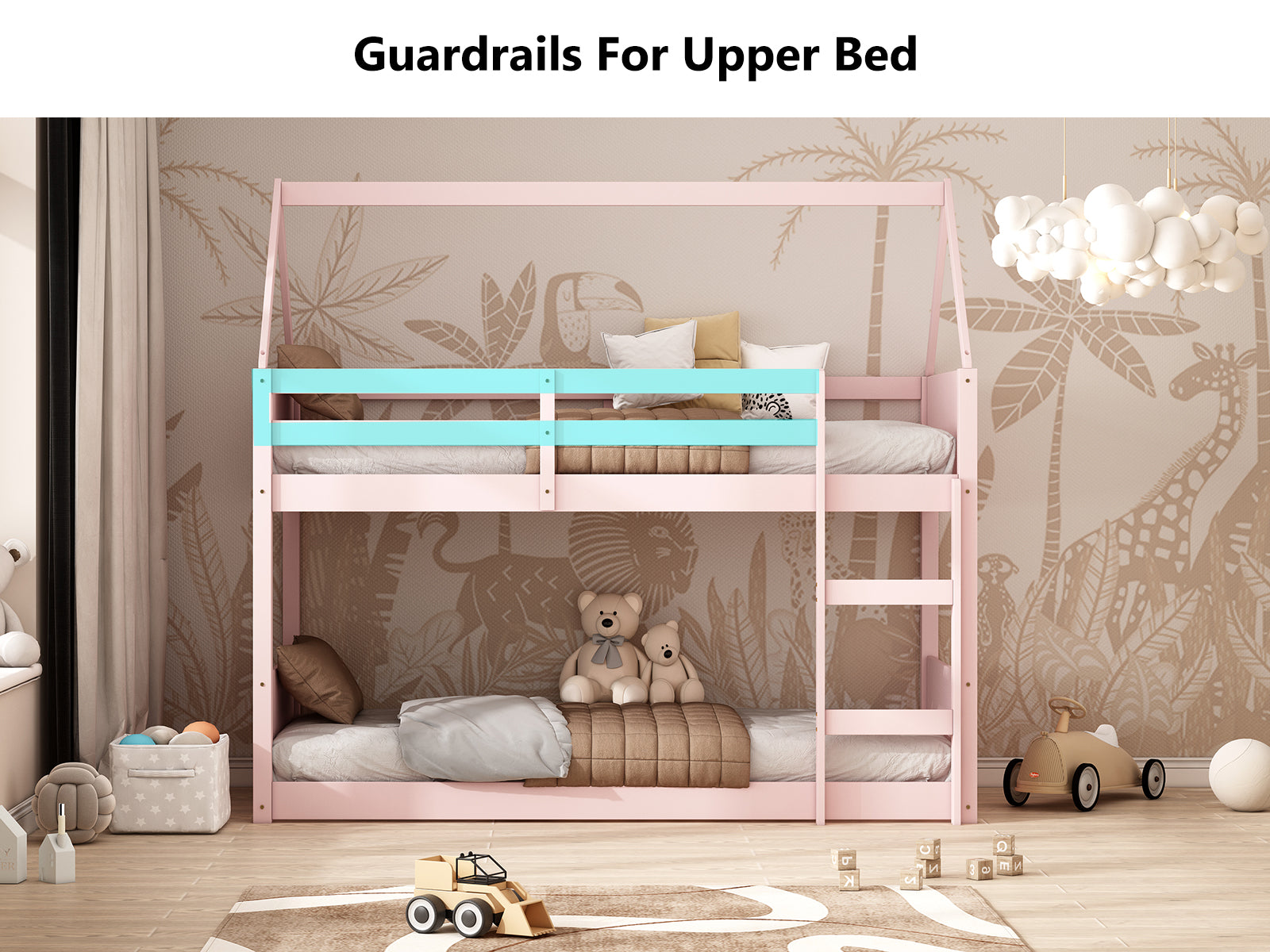 Dolly Bunk Bed & Bon10 Mattress Single x2