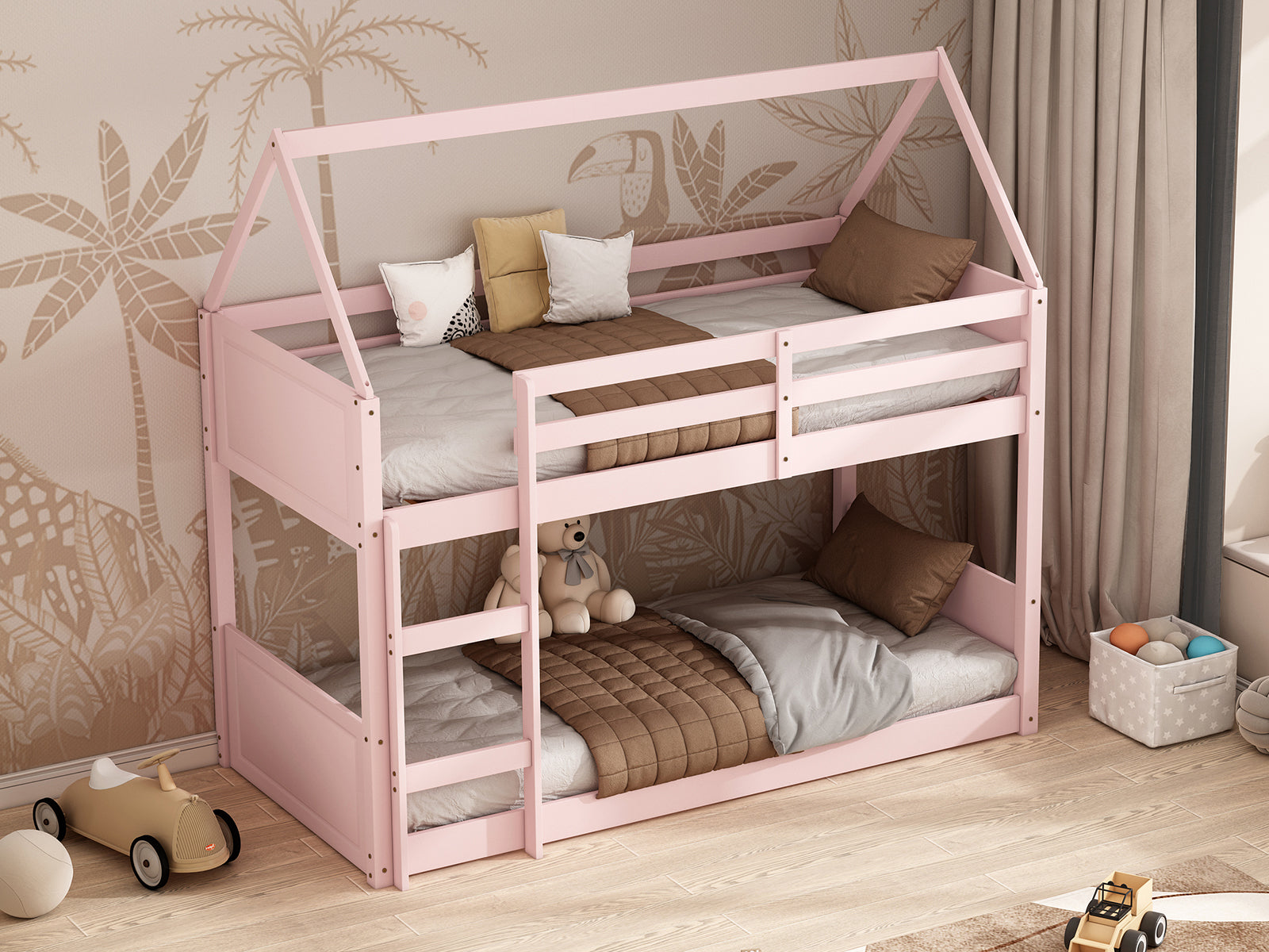 Dolly Bunk Bed & Bon10 Mattress Single x2
