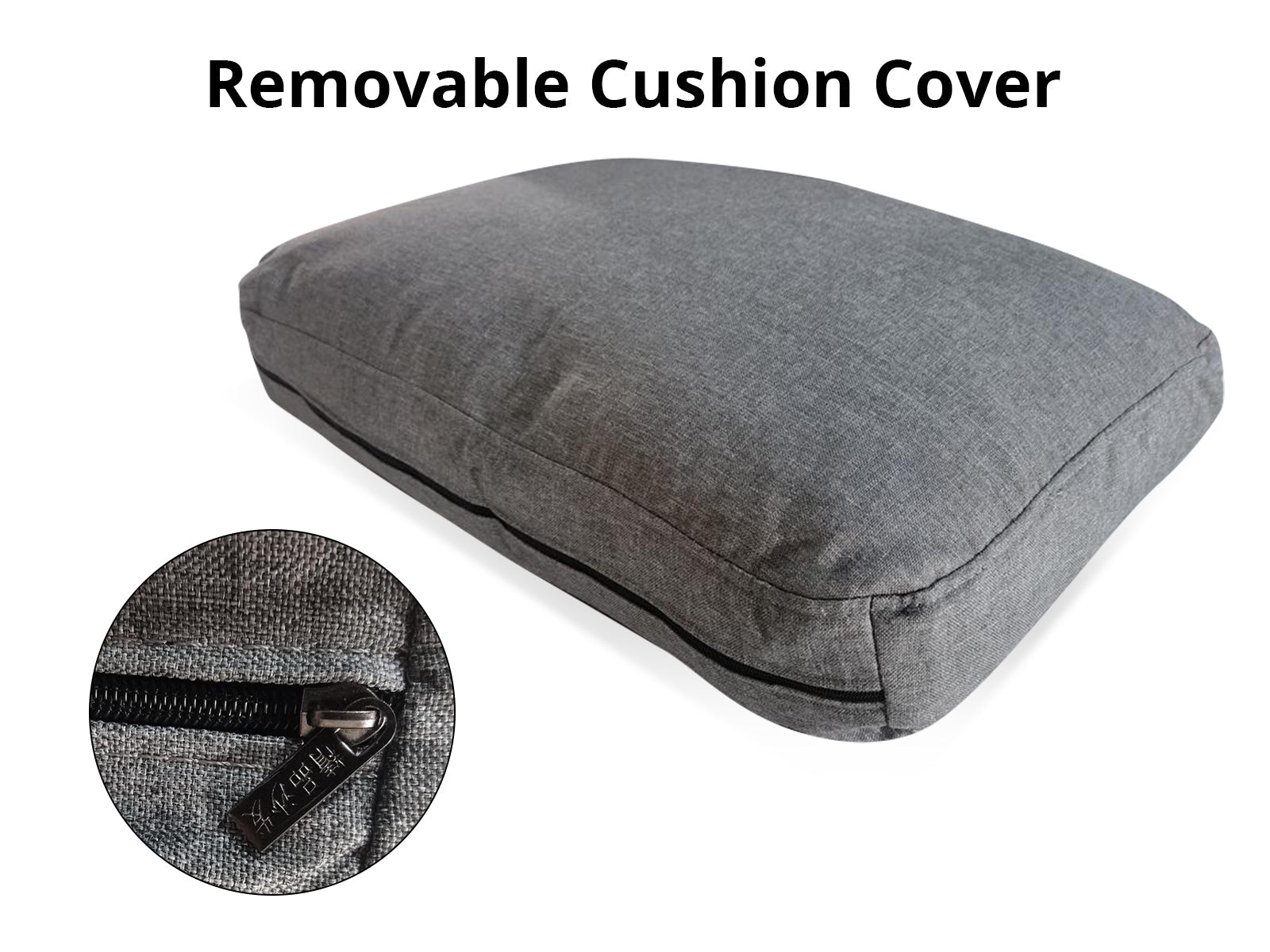 Corey Pull Out Sofa Bed with Pillows - Grey