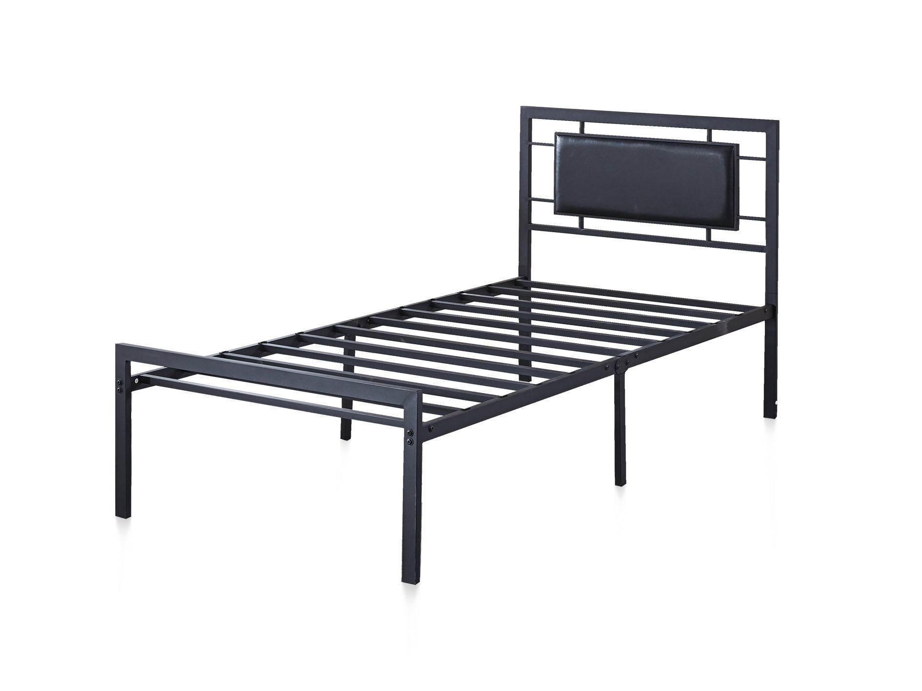 Dakota Metal Bed Frame & Bon21 Mattress - King Single
