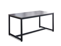 3-Piece Grey Marble Look Dining Set