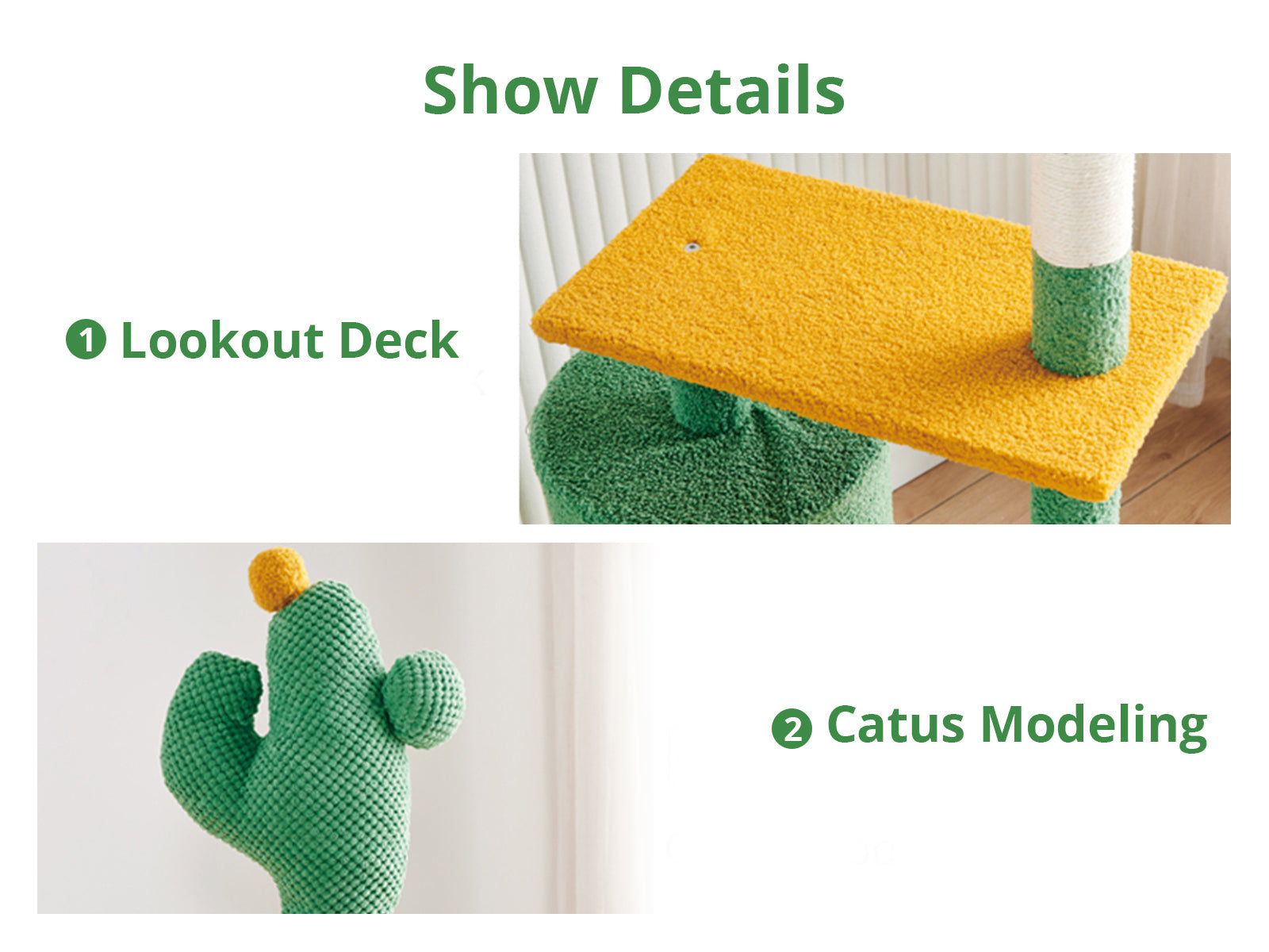 Cactus Cat Tree - 115 cm