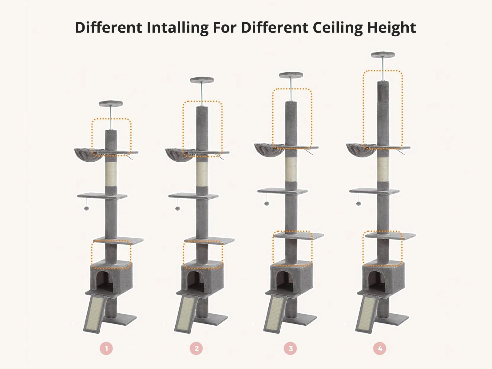 Cat Tree 210-274CM
