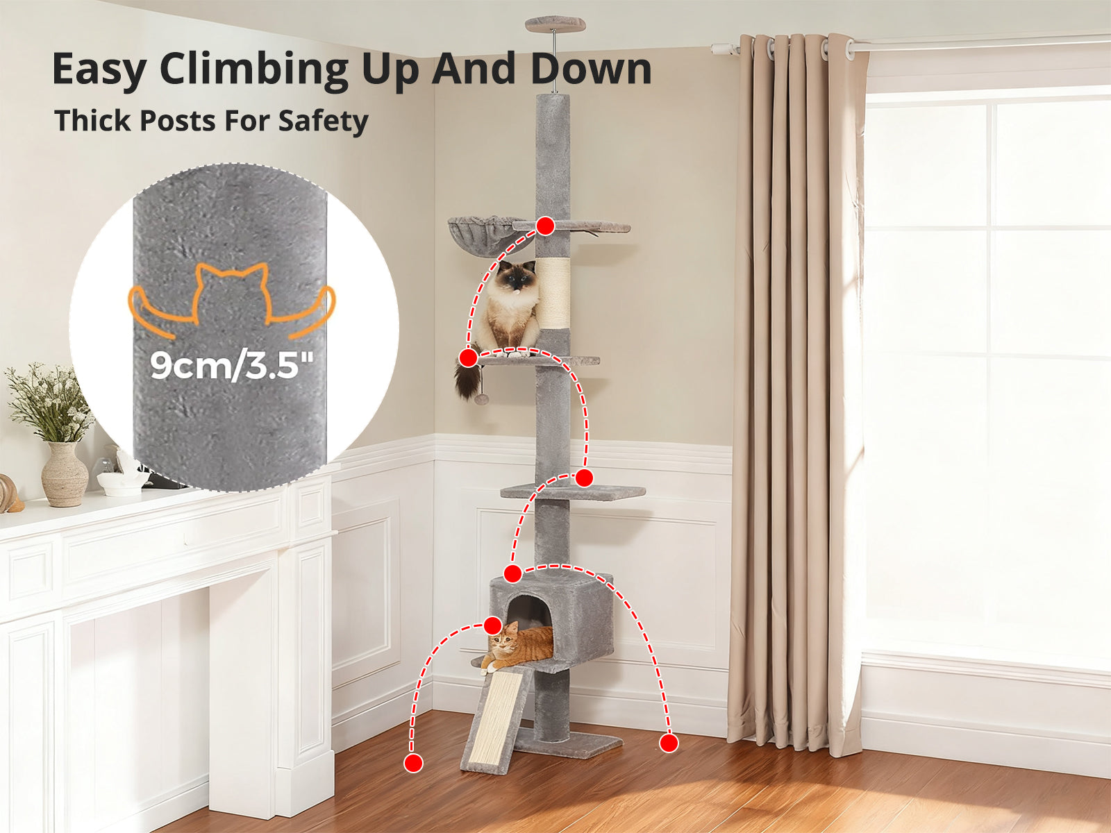 Cat Tree 210-274CM