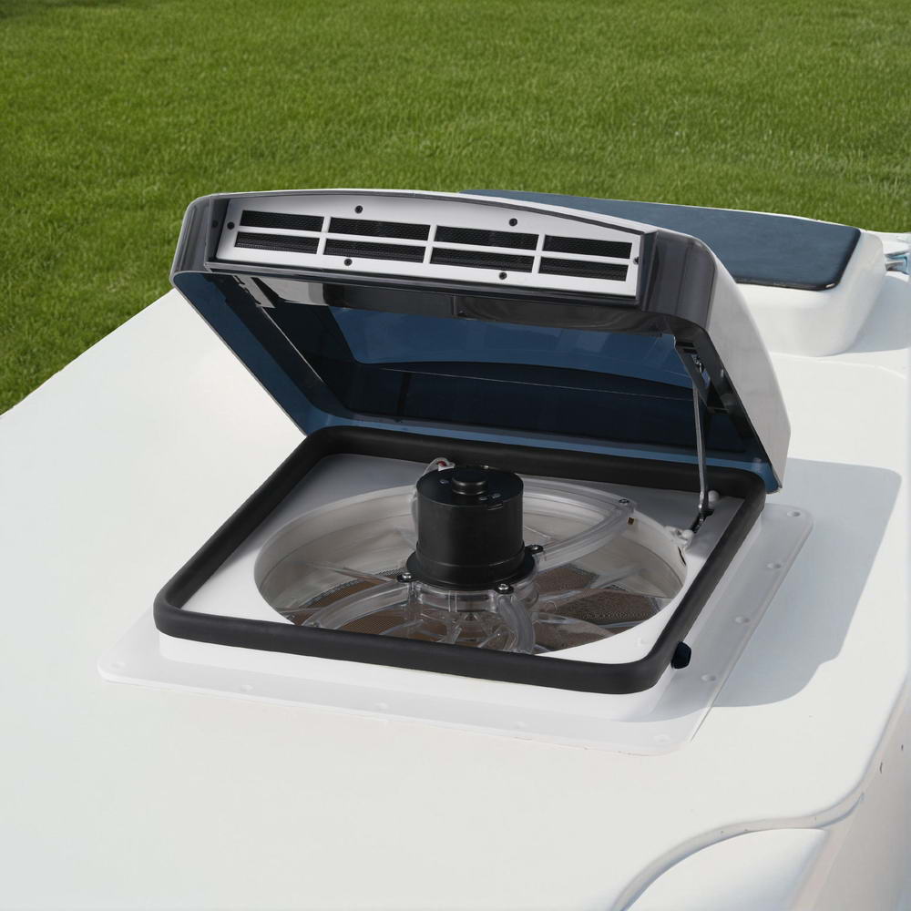 Caravan Air Vent Roof Hatch 12V Shower Fan Reversible Airlfow