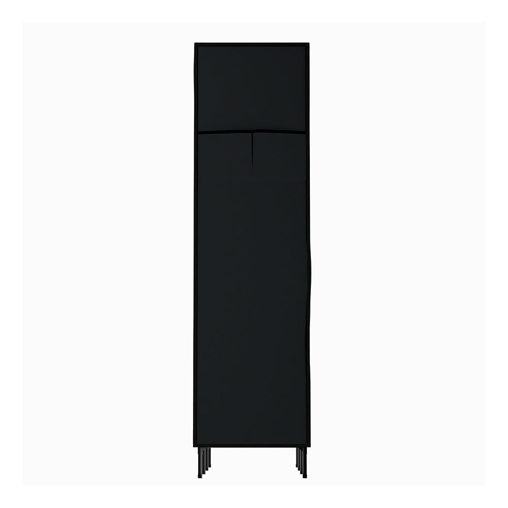 Artiss Clothes Wardrobe Storage Large Portable Organiser with Shelf Black