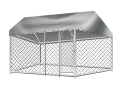 Dog Run with Roof - 4m x 2.3m x 2.3m